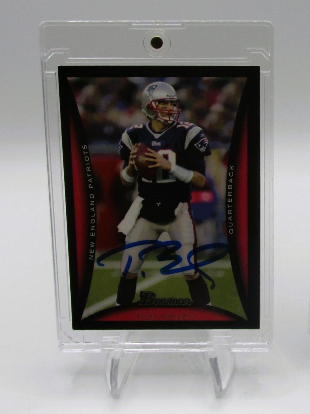 Tom Brady Signed Card With COA (1002230) (Patriots)